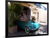 Fruit Stand In Collioure France-Marilyn Dunlap-Framed Art Print