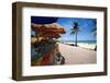 Fruit Stands on Playa Del Carmen, Mexico-George Oze-Framed Photographic Print