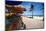 Fruit Stands on Playa Del Carmen, Mexico-George Oze-Mounted Photographic Print