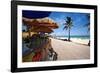 Fruit Stands on Playa Del Carmen, Mexico-George Oze-Framed Photographic Print