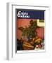 "Fruit Still Life," Country Gentleman Cover, November 1, 1950-Luigi Lucioni-Framed Giclee Print