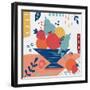 Fruit Still Life II-Farida Zaman-Framed Art Print