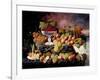 Fruit Still Life in a Landscape, c.1862-72-Severin Roesen-Framed Giclee Print