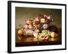 Fruit Still-life with Roses and Honeycomb. 1904-Robert Spear Dunning-Framed Giclee Print