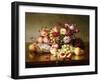 Fruit Still-life with Roses and Honeycomb. 1904-Robert Spear Dunning-Framed Giclee Print