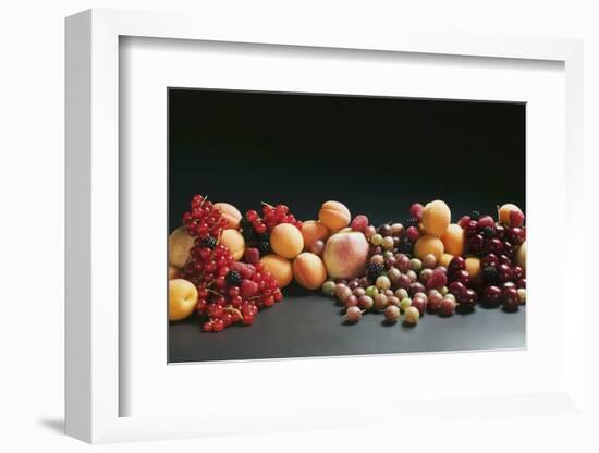 Fruit Still Life with Stone-Fruit and Berries-Foodcollection-Framed Photographic Print