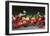 Fruit Still Life with Stone-Fruit, Berries and Leaves-Foodcollection-Framed Photographic Print