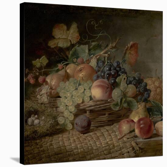 Fruit ('The Autumn Gift')-George Lance-Stretched Canvas