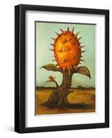 Fruit Tree Horned Melon-Leah Saulnier-Framed Premium Giclee Print