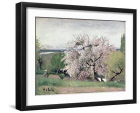 Fruit Tree in Blossom, Bois-Le-Roi-Carl Fredrik Hill-Framed Giclee Print