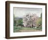 Fruit Tree in Blossom, Bois-Le-Roi-Carl Fredrik Hill-Framed Giclee Print