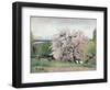 Fruit Tree in Blossom, Bois-Le-Roi-Carl Fredrik Hill-Framed Giclee Print