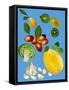 Fruit & veggies 2020 (cutout)-Sarah Thompson-Engels-Framed Stretched Canvas