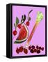 Fruit & veggies 2020 cutout-Sarah Thompson-Engels-Framed Stretched Canvas