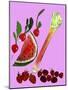 Fruit & veggies 2020 cutout-Sarah Thompson-Engels-Mounted Giclee Print