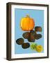 Fruit & veggies vegetables 2020 cutout-Sarah Thompson-Engels-Framed Giclee Print