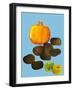 Fruit & veggies vegetables 2020 cutout-Sarah Thompson-Engels-Framed Giclee Print