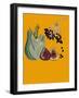 Fruit & veggies vegetables 2020 (cutout)-Sarah Thompson-Engels-Framed Giclee Print