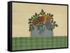 Fruit with Green Tablecloth-Debbie McMaster-Framed Stretched Canvas