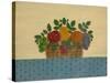 Fruit with Lt. Blue Tablecloth-Debbie McMaster-Stretched Canvas