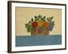 Fruit with Lt. Blue Tablecloth-Debbie McMaster-Framed Giclee Print