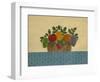 Fruit with Lt. Blue Tablecloth-Debbie McMaster-Framed Giclee Print