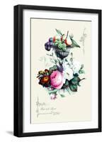 Fruit with Roses-null-Framed Art Print