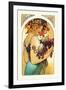 Fruit-Alphonse Mucha-Framed Art Print