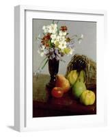 Fruits and Flowers, 1866-Henri Fantin-Latour-Framed Giclee Print