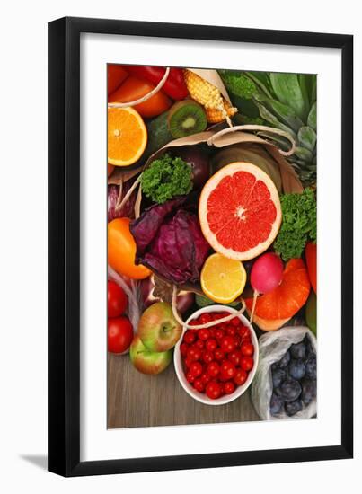 Fruits and Vegetable Closeup-Yastremska-Framed Photographic Print