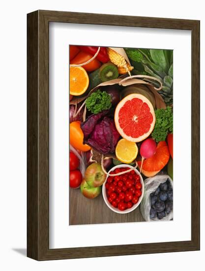 Fruits and Vegetable Closeup-Yastremska-Framed Photographic Print