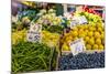 Fruits and Vegetables for Sale at Local Market in Poland.-Curioso Travel Photography-Mounted Photographic Print