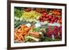 Fruits and Vegetables for Sale at Local Market in Poland.-Curioso Travel Photography-Framed Photographic Print