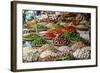 Fruits and Vegetables Stall at a Market in the Old Quarter, Hanoi, Vietnam, Indochina-Yadid Levy-Framed Photographic Print