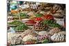 Fruits and Vegetables Stall at a Market in the Old Quarter, Hanoi, Vietnam, Indochina-Yadid Levy-Mounted Photographic Print