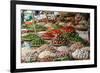 Fruits and Vegetables Stall at a Market in the Old Quarter, Hanoi, Vietnam, Indochina-Yadid Levy-Framed Photographic Print