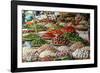 Fruits and Vegetables Stall at a Market in the Old Quarter, Hanoi, Vietnam, Indochina-Yadid Levy-Framed Photographic Print