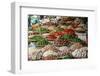 Fruits and Vegetables Stall at a Market in the Old Quarter, Hanoi, Vietnam, Indochina-Yadid Levy-Framed Photographic Print