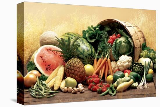 Fruits and Vegetables-null-Stretched Canvas