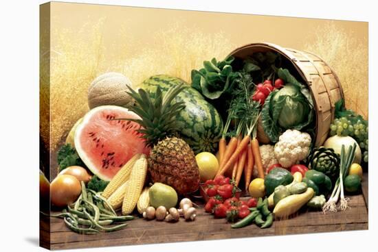 Fruits and Vegetables-null-Stretched Canvas