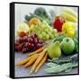 Fruits And Vegetables-David Munns-Framed Stretched Canvas