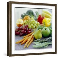 Fruits And Vegetables-David Munns-Framed Premium Photographic Print