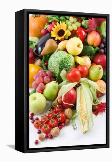 Fruits and Vegetables-og-vision-Framed Stretched Canvas