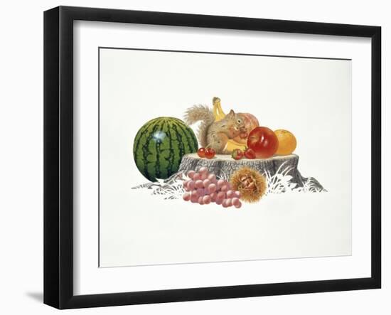 Fruits Fiesta-Joh Naito-Framed Giclee Print