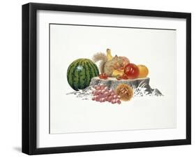 Fruits Fiesta-Joh Naito-Framed Giclee Print