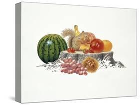 Fruits Fiesta-Joh Naito-Stretched Canvas