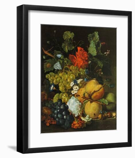 Fruits, Flowers and Insects-Jan van Huysum-Framed Collectable Print