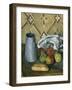 Fruits, serviette et boîte à lait-Paul Cézanne-Framed Giclee Print