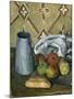 Fruits, serviette et boîte à lait-Paul Cézanne-Mounted Giclee Print