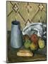 Fruits, serviette et boîte à lait-Paul Cézanne-Mounted Giclee Print